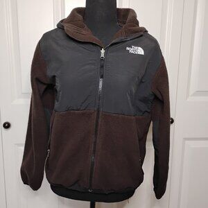 The North Face Boys Brown Black Midweight Fleece Icon Retro Denali Jacket L